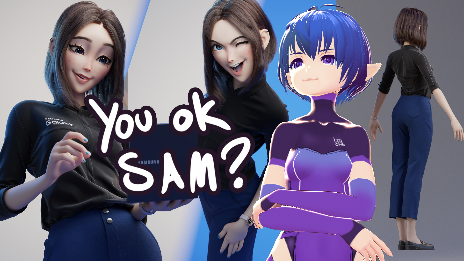 Samsung assistant girl Sam